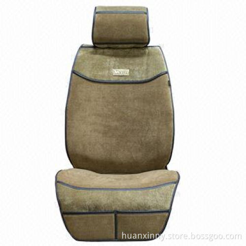 Brown Car Seat Cushion, Easy to Clean